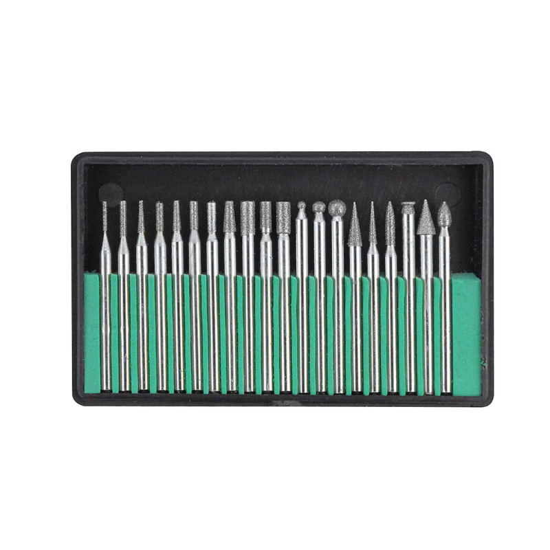 Silverline Diamond Burr Set 20pcs 801.8925 Silverline Diamond Burr Set 20pcs