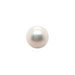Pearl white, 11-12mm, half drilled