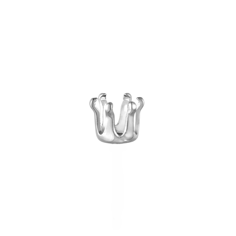 3mm stone setting 6 prongs sterling silver 925 3mm stone setting 6 prongs sterling silver 925