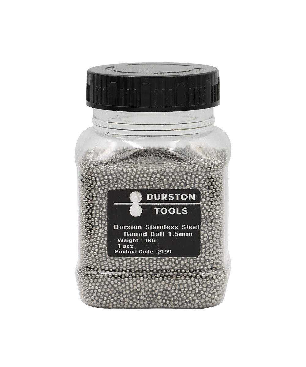 Stainless Steel 1.5mm Round Ball Shot 1kg 2199 Stainless Steel 1.5mm Round Ball Shot 1kg Durston