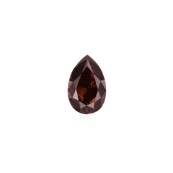 brown cubic zirconia pear 6x4mm 702.50001