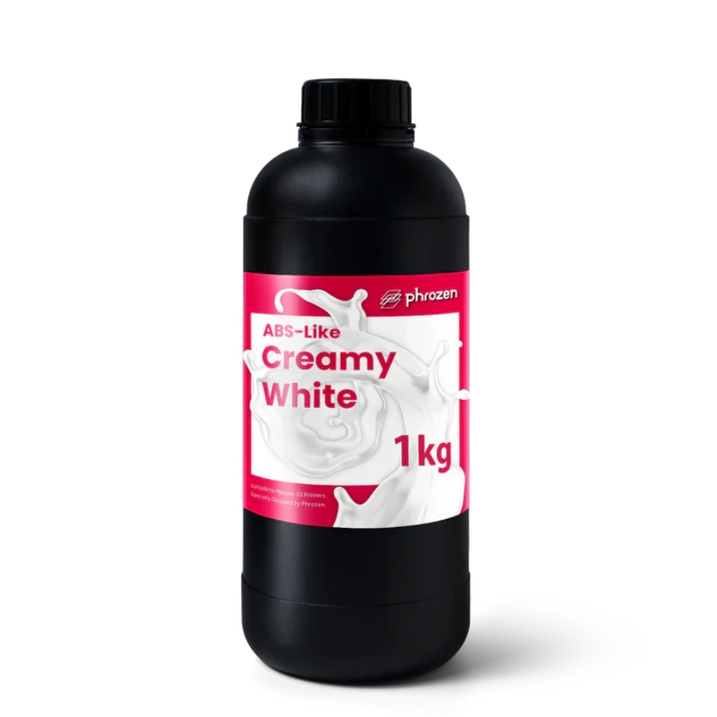 Phrozen ABS-Like 3D Printing Resin - CreamyWhite 1 Phrozen ABS-like resin - creamy white- 1KG - Bild 1