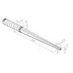 Oblong Chamfered Ring Mandrel 6,5x8,5-18x23mm Durston - Bild 2