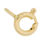Spring Ring Clasp 7mm 14K Gold 585, 0,28g