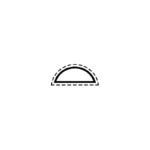 Halfround needle file Cut 4 160 mm Vallorbe - Bild 4