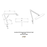 Jeweller’s LED Balanced Arm Workbench Light Durston - Bild 5