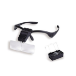 Binocular Magnifying Glasses With Frame, Led And 5 Lenses - 1x-1.5x-2x-2.5x3.5x