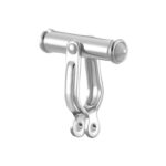 Cufflink with Swivel Base Barrel Style S74, Sterling silver, 2.2g