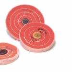 Muslin Buff Orange with Leather Centre, 5" x 60 Ply, 125mm Grobet