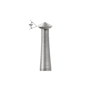 Busch® Fig. 446 – 70° Shallow Hart Burs (Tungsten Vanadium Steel)