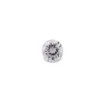 White round cubic Zirconia 1 mm swarovski gemstones