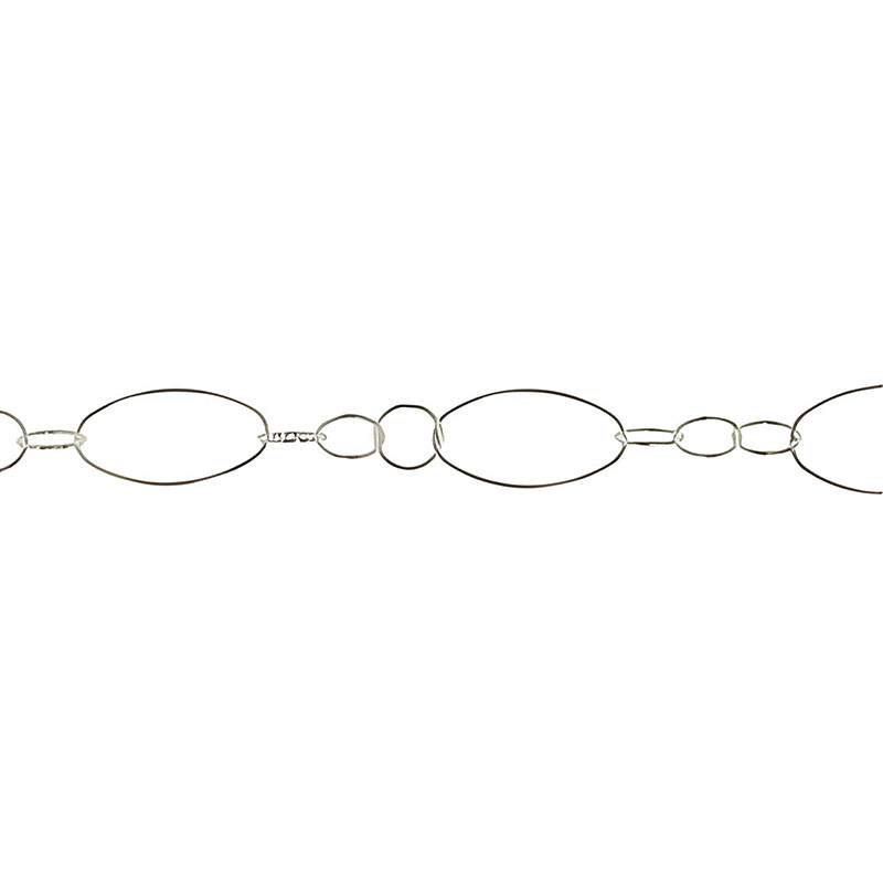 202.OK120_Chain OK 120, Sterling silver Chain 15mm OK120, Sterling silver - Bild 1