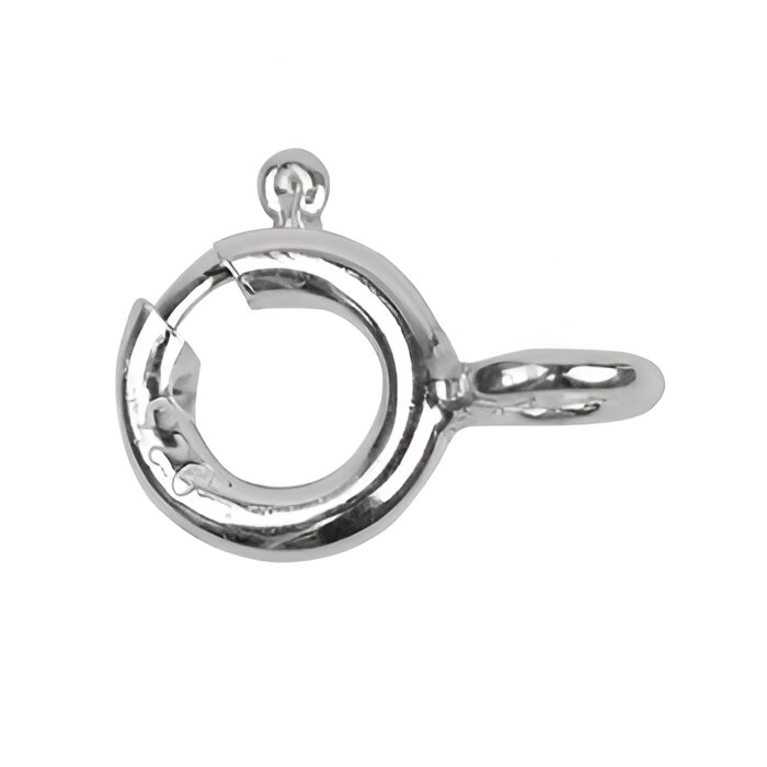 203.12513-chain lock Spring Ring Clasp 5.5 mm, Sterling Silver, 0.13g - Bild 1