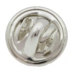 Lapel Pin Butterfly Clutch WH B57 WH, Metal