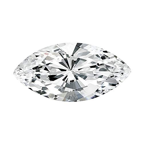 41LLGCt5o5L Cubic Zirconia 7 x 3.5 mm, awning - Bild 1