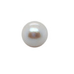 Pearl white, 13-14mm, half drilled