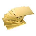 Brass Sheet 2.0mm, White Copper, 63% Copper (Cu63Zn37)