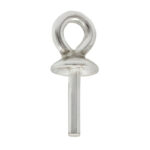 Pearl Cup 3mm Sterling Silver 925