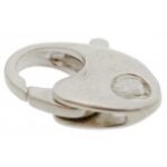 Chain lock 15mm (oval carabiner), Sterling silver 925