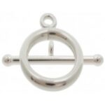 Chain lock 16x2mm, Sterling silver