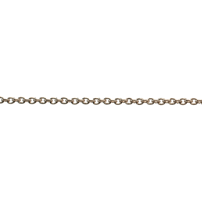 102.1020_Valge 585 - 0,7mm Anchor Chain with White Palladium, 0,7mm,14k White Gold 585 (not rhodium plated) - Bild 1