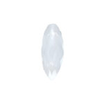 Rock crystal oval 25x10mm