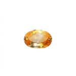 Citrine oval, 14x10mm