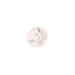 Pink quartz/white topaz 9.0mm