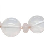 Necklace pink quartz