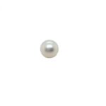 Freshwater Pearl White, 4-4,5mm, Half Drilled