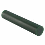 Model wax for ring, green (round, solid) Ø 27 mm