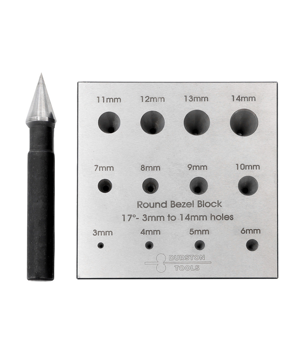 2243-Durston Round Bezel Block 3-14mm 17° Durston - Bild 1