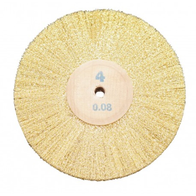 805.03-04100 Brass brush Brass brush Ø 100 mm (0.08mm) - Bild 1