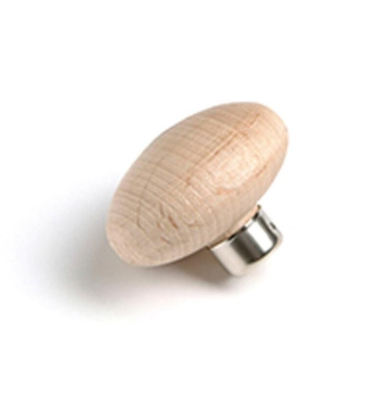 BM240 lentil-shaped-beech-wood-handle-for-buril Lentil Shaped Beech Wood Handle For Buril - Bild 1