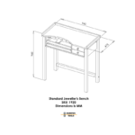 Standard Jeweller’s Workbench Durston - Bild 5