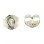 Earring Back for a 0,7-0,9mm Pin, Sterling Silver
