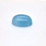Aquamarine cabochon oval 20x15mm