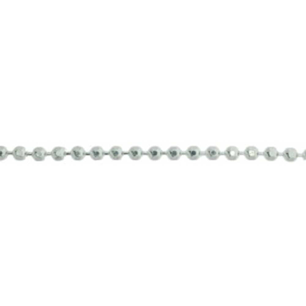 202.KF10 Ball chain (Ø 1.3mm) 1419S, Sterling Silver 925 - Bild 1