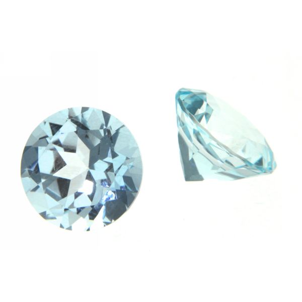 1088-ZLT-15 Cubic Zirconia Light Blue Topaz 1.5mm - Bild 1