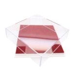 Transparent Jewellery Box Universal/Medal, Red T88L - Bild 2