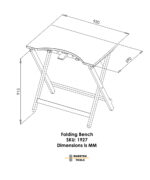 Student Folding Bench, Durston - Bild 3