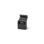 Flatline Box mini 30 x 15 x 32 mm innovative minimalist jewellery box for ring black