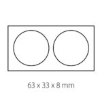 Jewellery Box Premium Blackbox for Wedding Rings 72x42x20mm - Bild 4