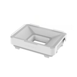 Asiga Max Crown Kit Build Tray – Optimized Tray for Fast and Efficient Dental Printing. for the Crown Kit mode on Asiga MAX 3D printers. With a reduced resin volume, it enables fast and cost-effective printing of crowns, bridges, inlays/onlays, and veneers