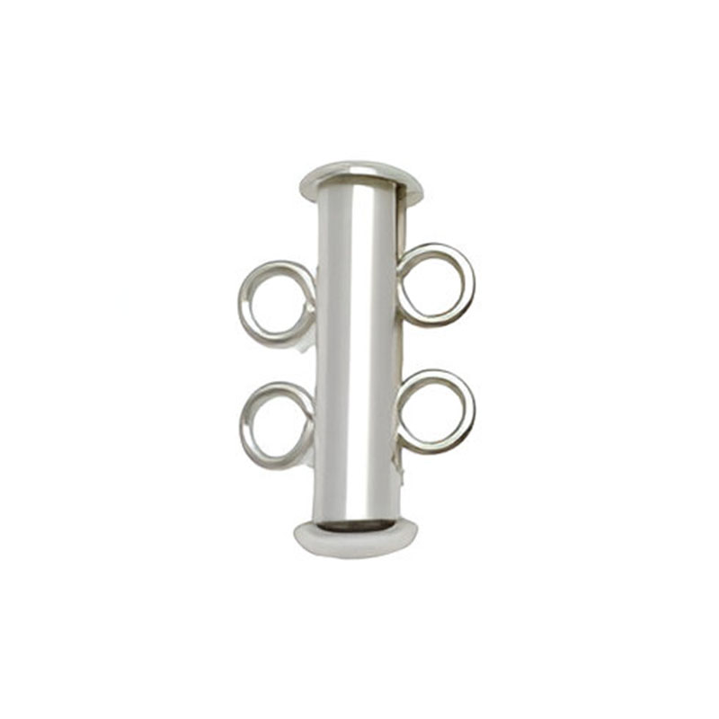 203.2601_Pärllås, 2 rader, Sterlingsilver Lagerlås, 2 rader, sterlingsilver 925 - Bild 1