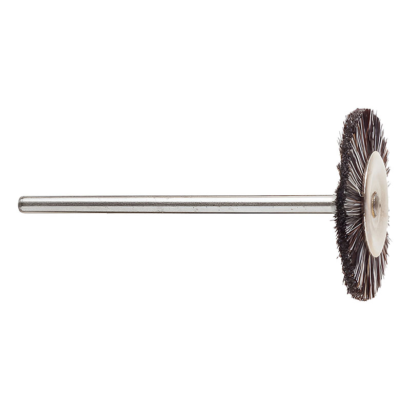 102-16hp_HATHO_Poleerhari Hatho poleringsborste brun, mjuk, med Dorn - Bild 1