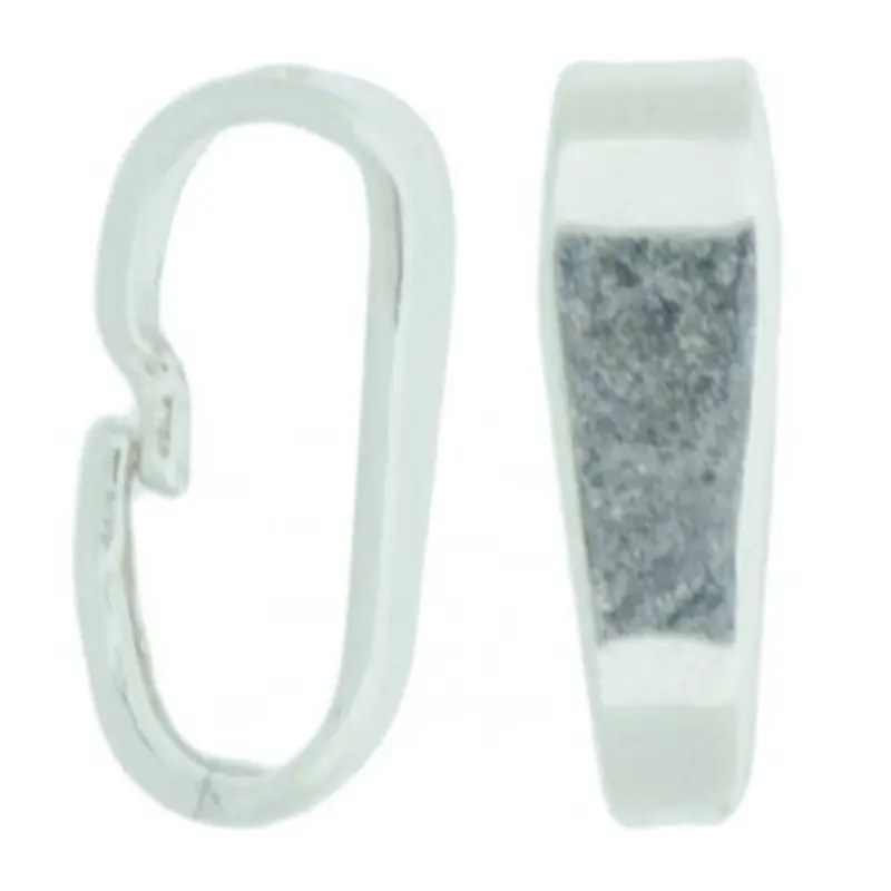 Lace-loop-8mm-925 Snap On Pendant Bail 8mm, 925 - Bild 1