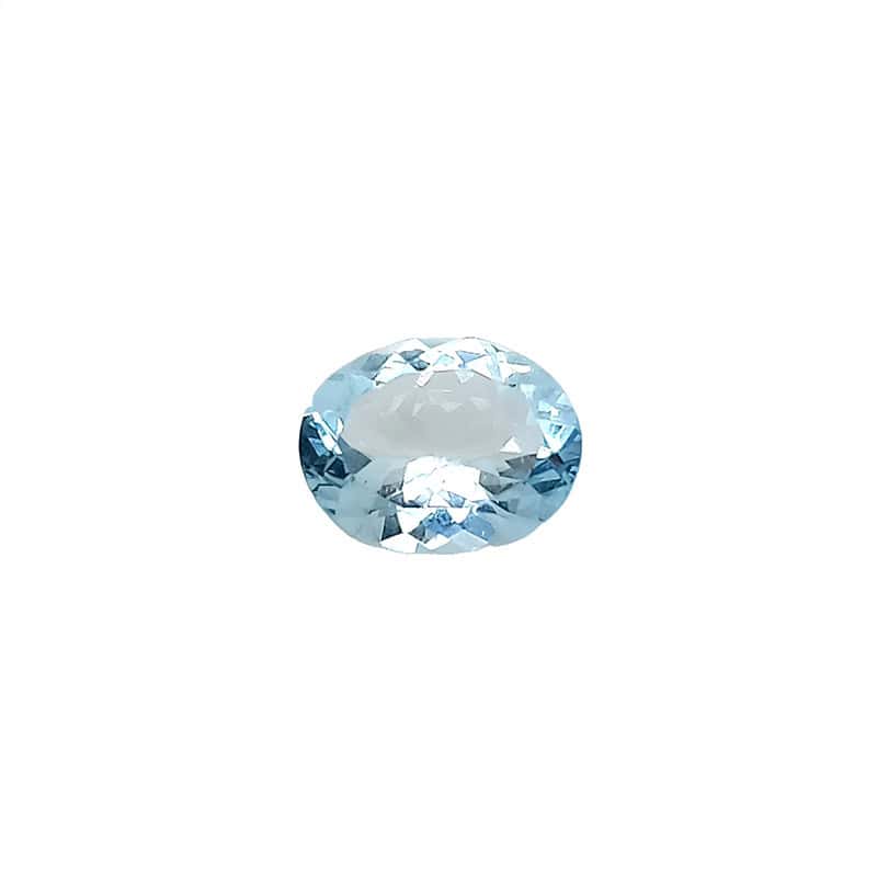 71504 Akvamarin oval, 8x10mm - Bild 1