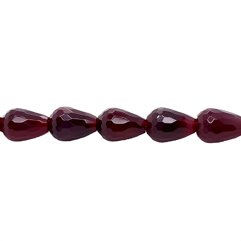 73809 Agat Rubin 10x14mm, fasetterad - Bild 1