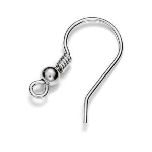 Hõbe 925 högra örhänge krok – BO 3 SUPER LIGHT ver.3, 0,7 × 10 × 18 mm 15297